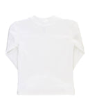 Boys White Long Sleeve Rash Guard