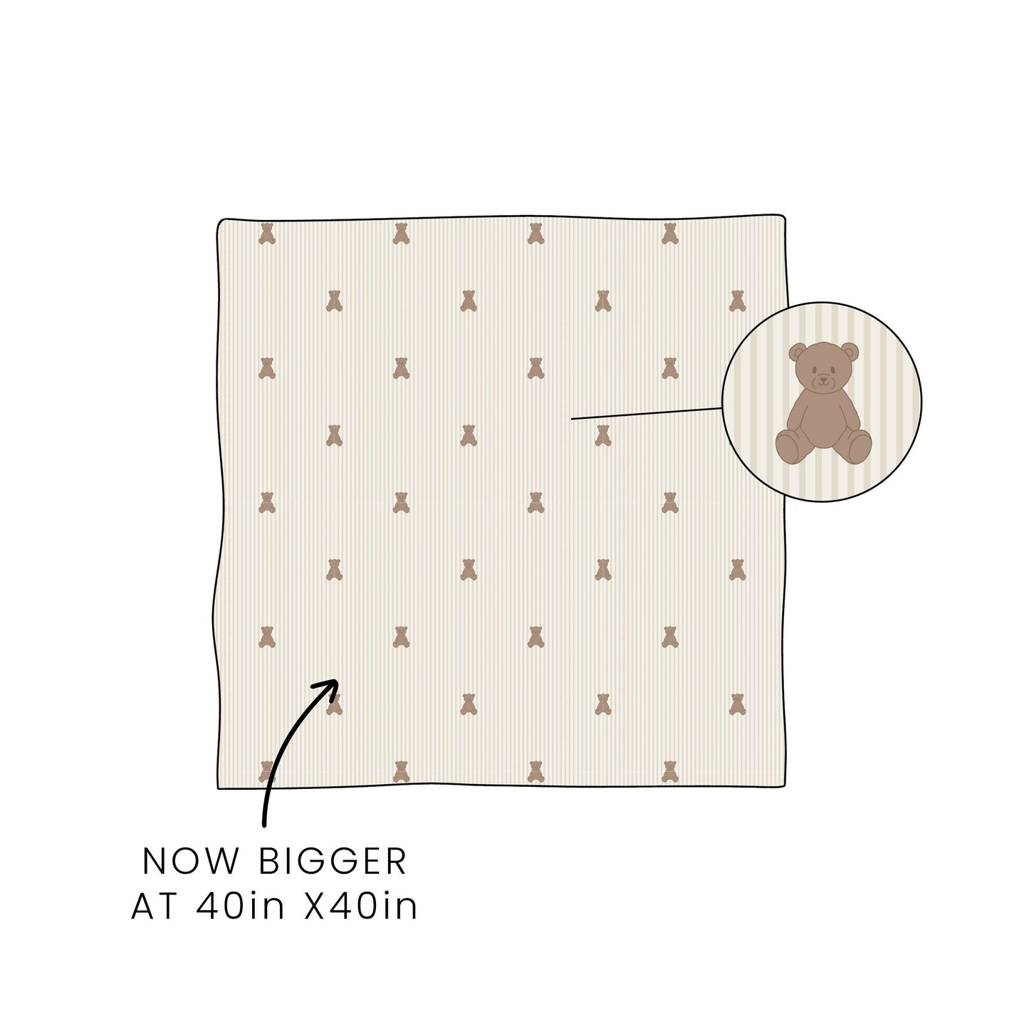 Bamboo Swaddle | Teddy