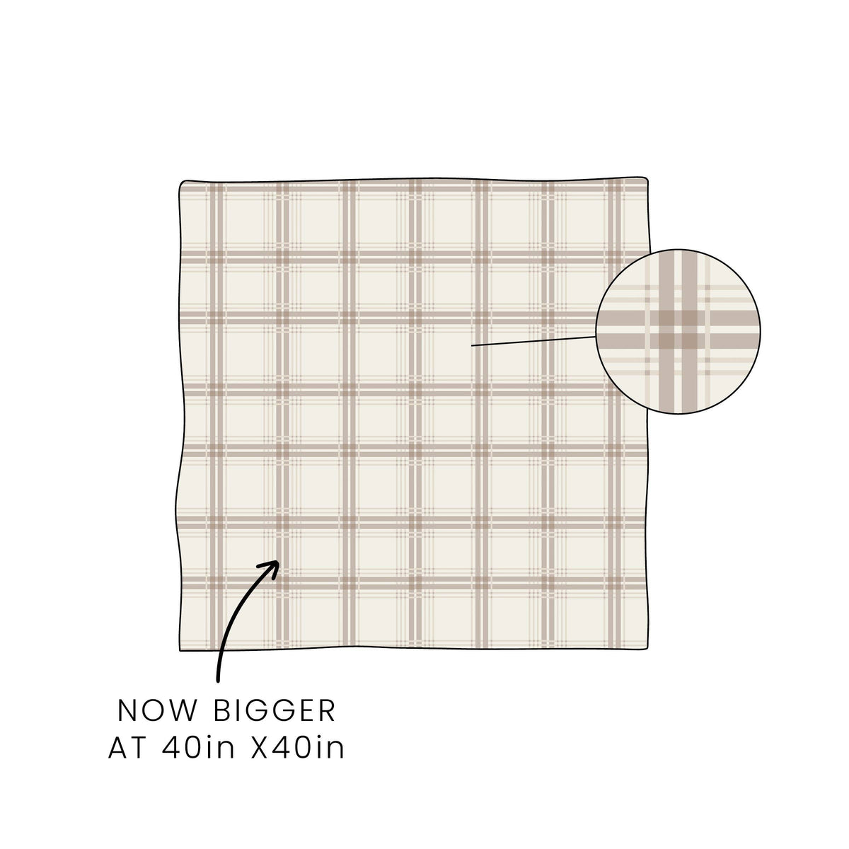 Bamboo Swaddle | Ellis Plaid