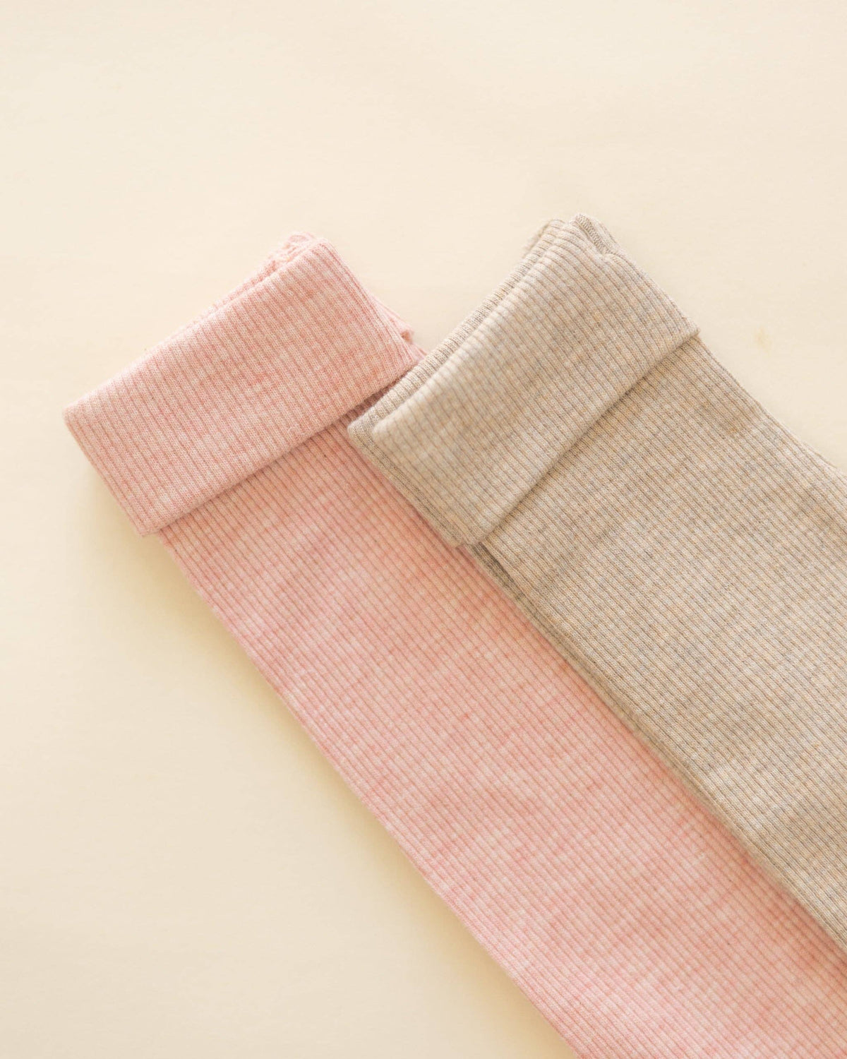 QM Ribbed Set - Rose