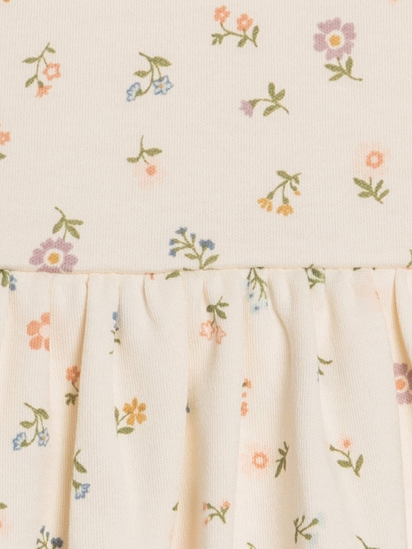 Puff Sleeve Bodysuit Dress - Petaline Floral
