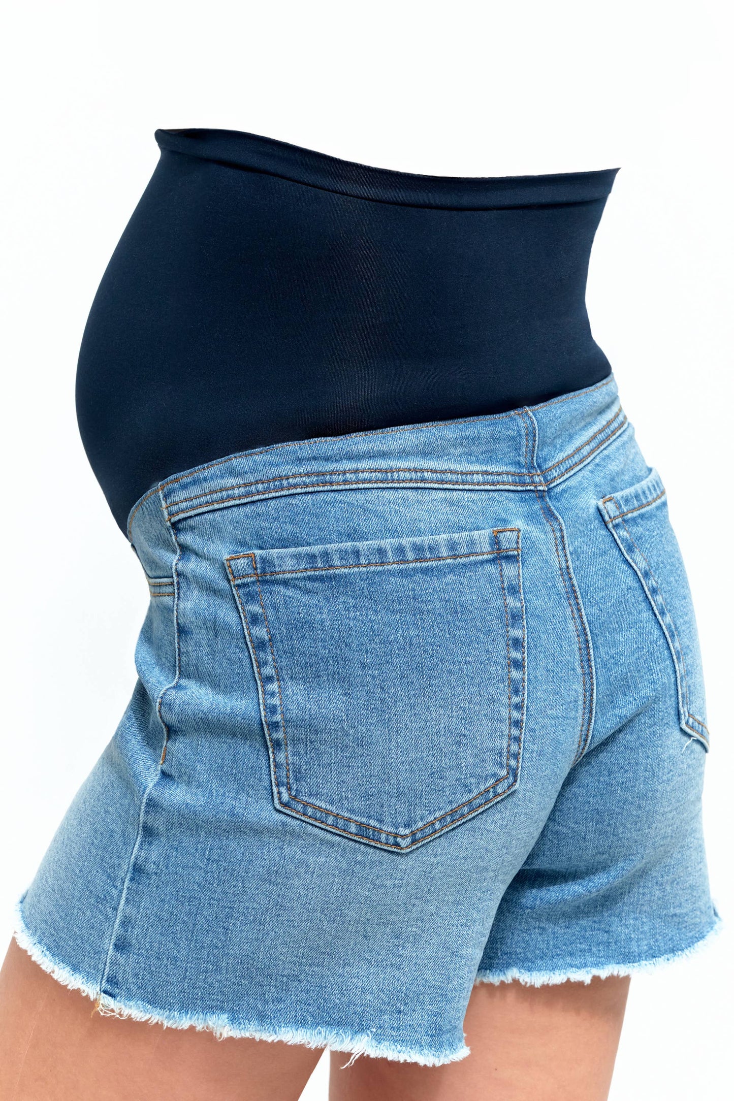 5" Maternity Dad Jean Shorts