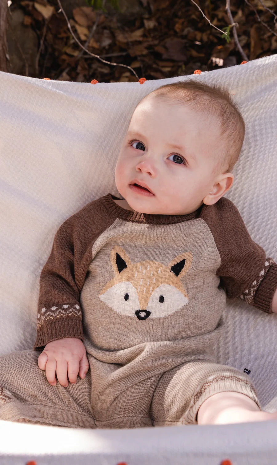 DPD Knit Romper - Fox