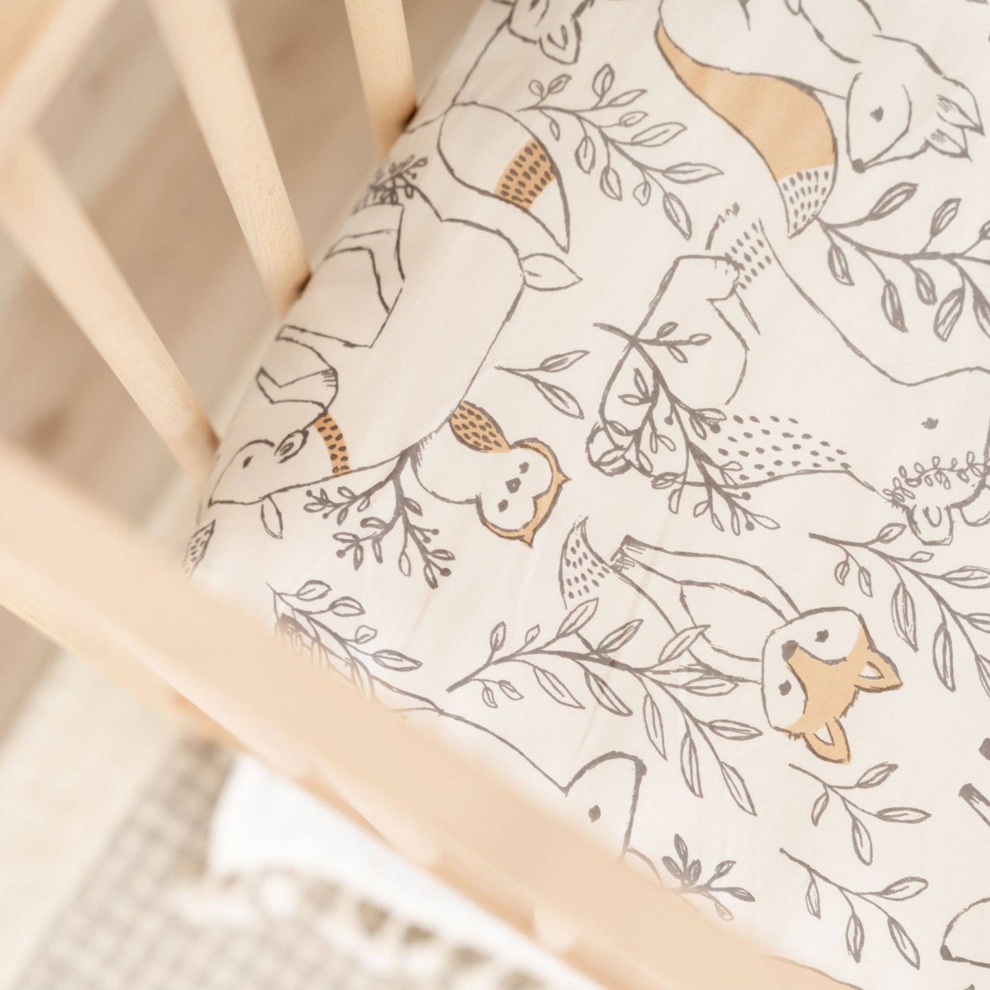 Fitted Crib Sheet - Ezra