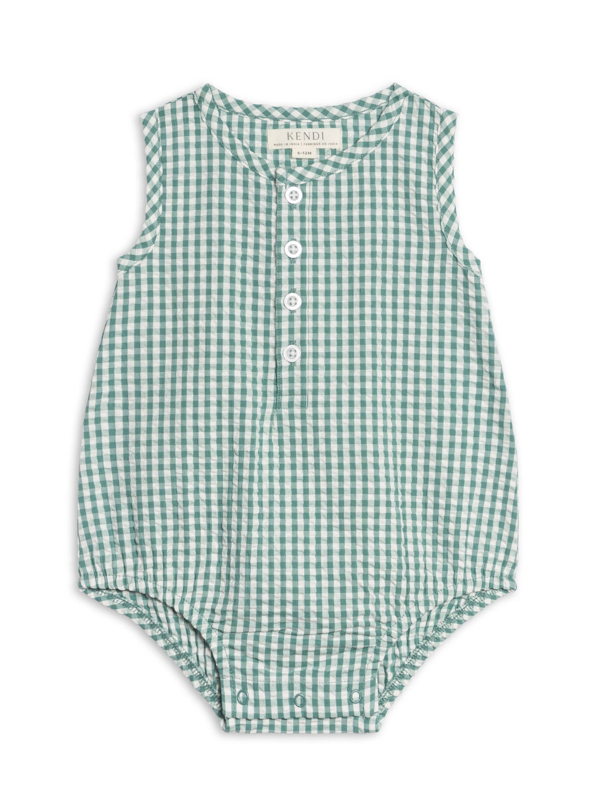 Seersucker Romper - Laguna