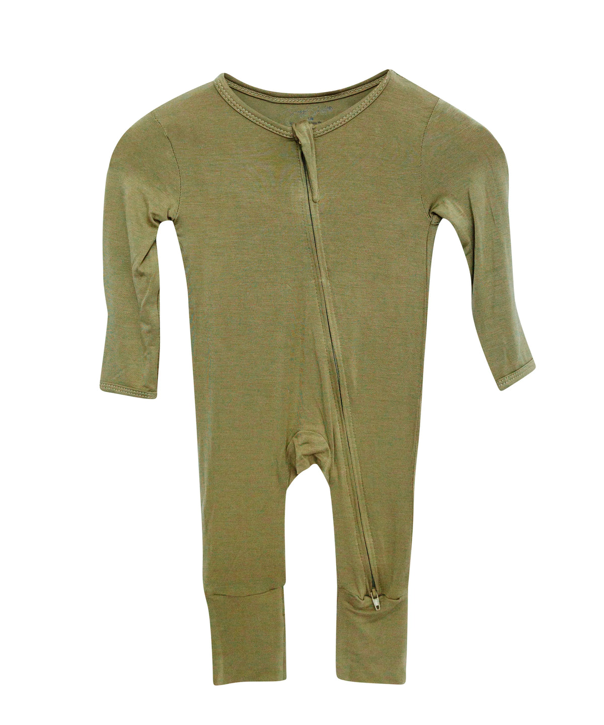 LUXE Bamboo Footless Pajama - Moss