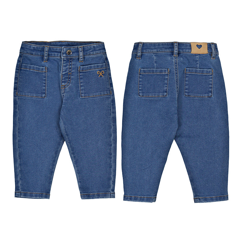 Mayoral - Girls Denim Trousers