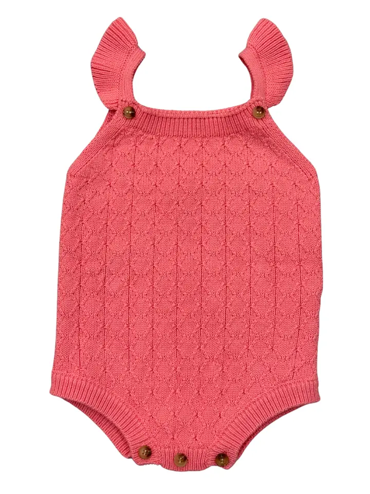 Babysprouts Knit Bodysuit - Pink