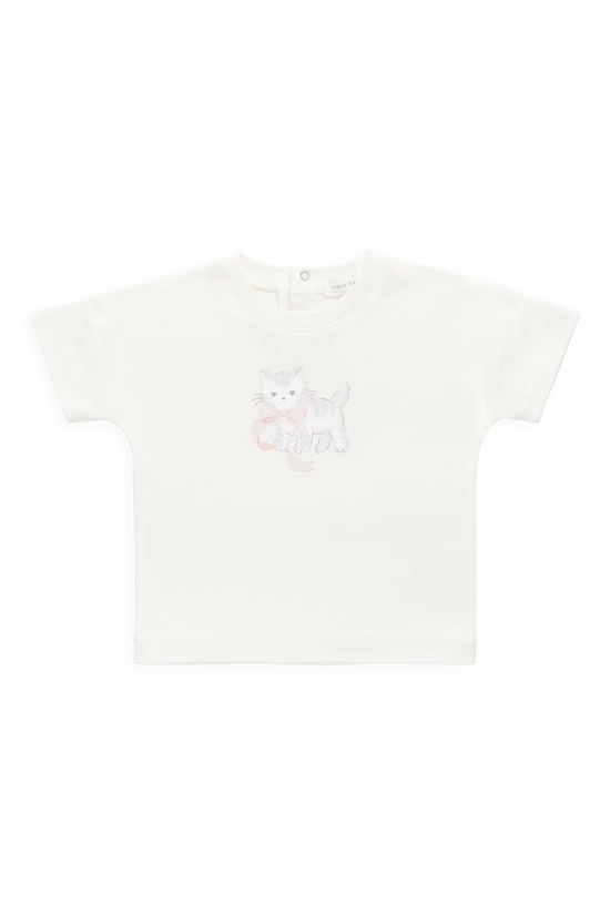 Jamie Kay - Pima Cotton Top - Bow Kitty