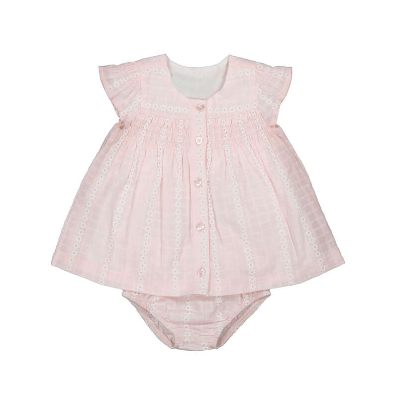 Mayoral - Baby Dress - Chiffon Rose