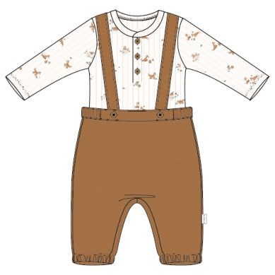 PL Long Sleeve Overall Set - Fox
