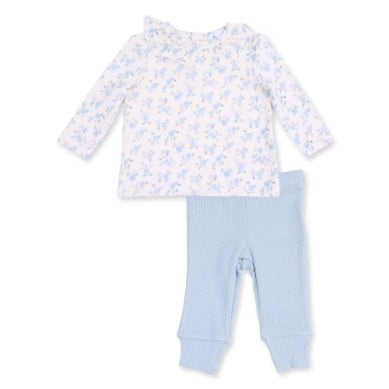 AD Ruffle LS Set - Rose Briar