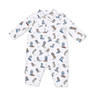 AD Cowboy Romper - Boots