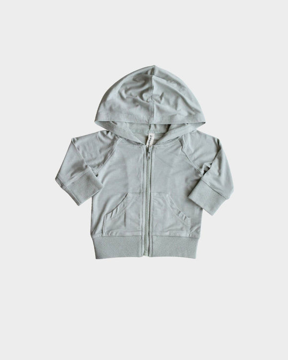 Bamboo Hooded Jacket in Sage