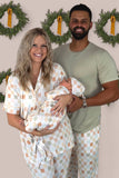 MUTED CHECK SWADDLE & BEANIE