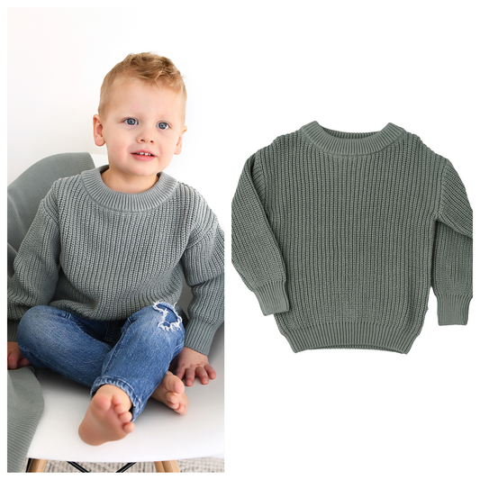 Knit Sweater - Eucalyptus