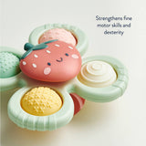 Itzy Pop & Whirl™ - Bath + Travel Toy: Strawberry