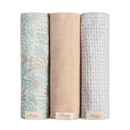 Muslin Swaddle Set - Cove