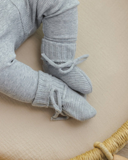 QM Ribbed Set - Dusty Blue