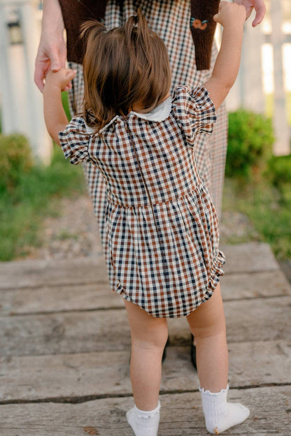 Emery Romper in Chestnut
