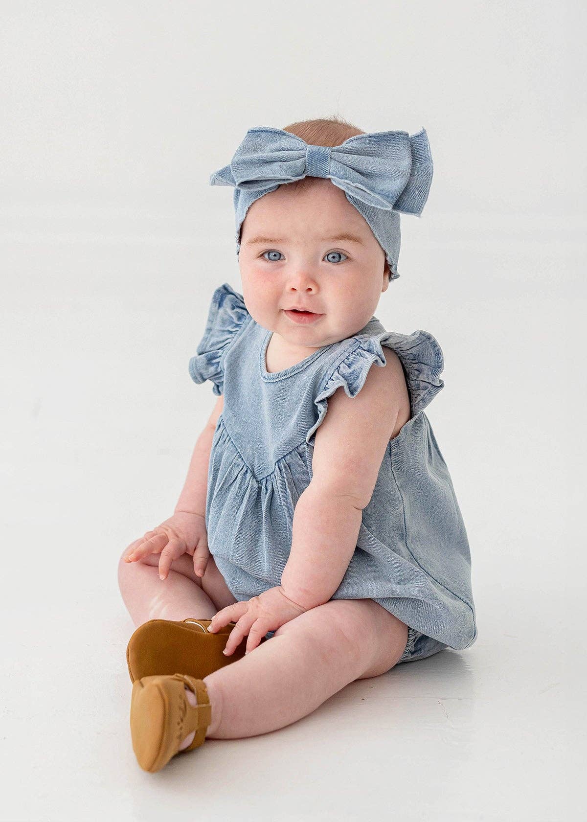 Blue Baby Romper