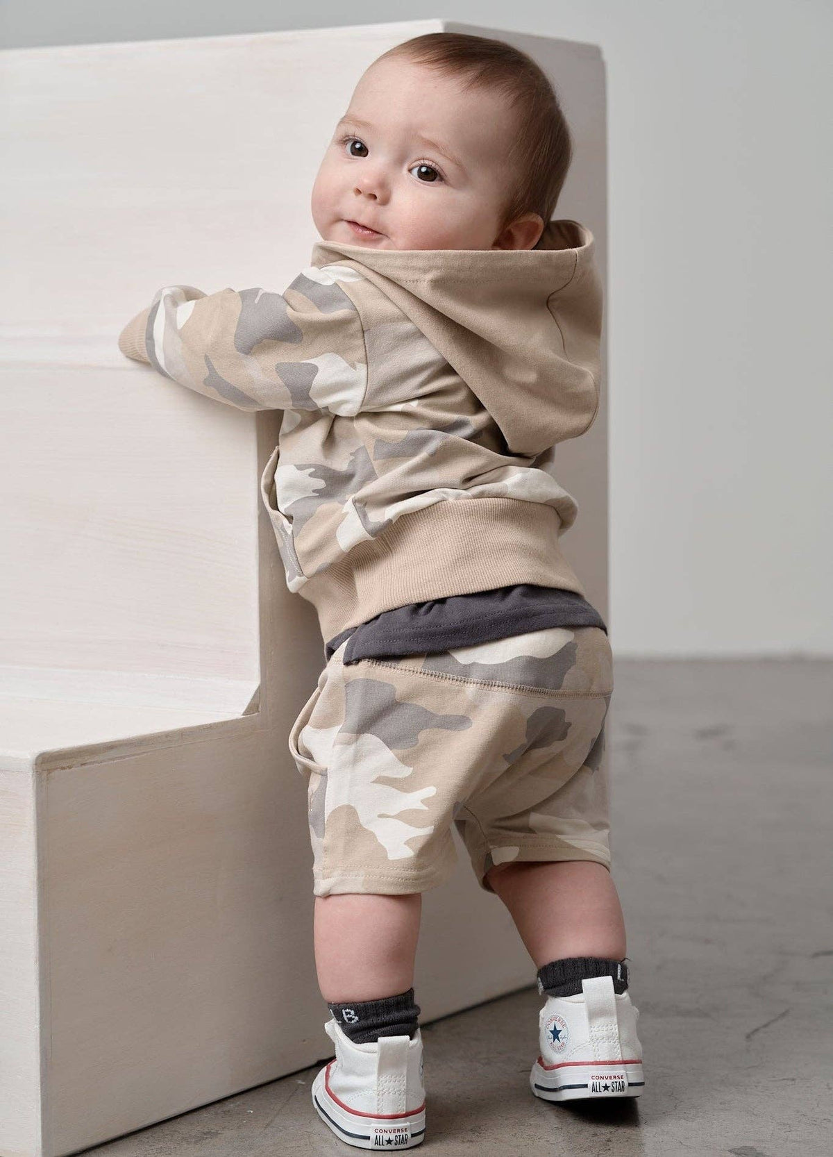 Harem Short - Faded Camo