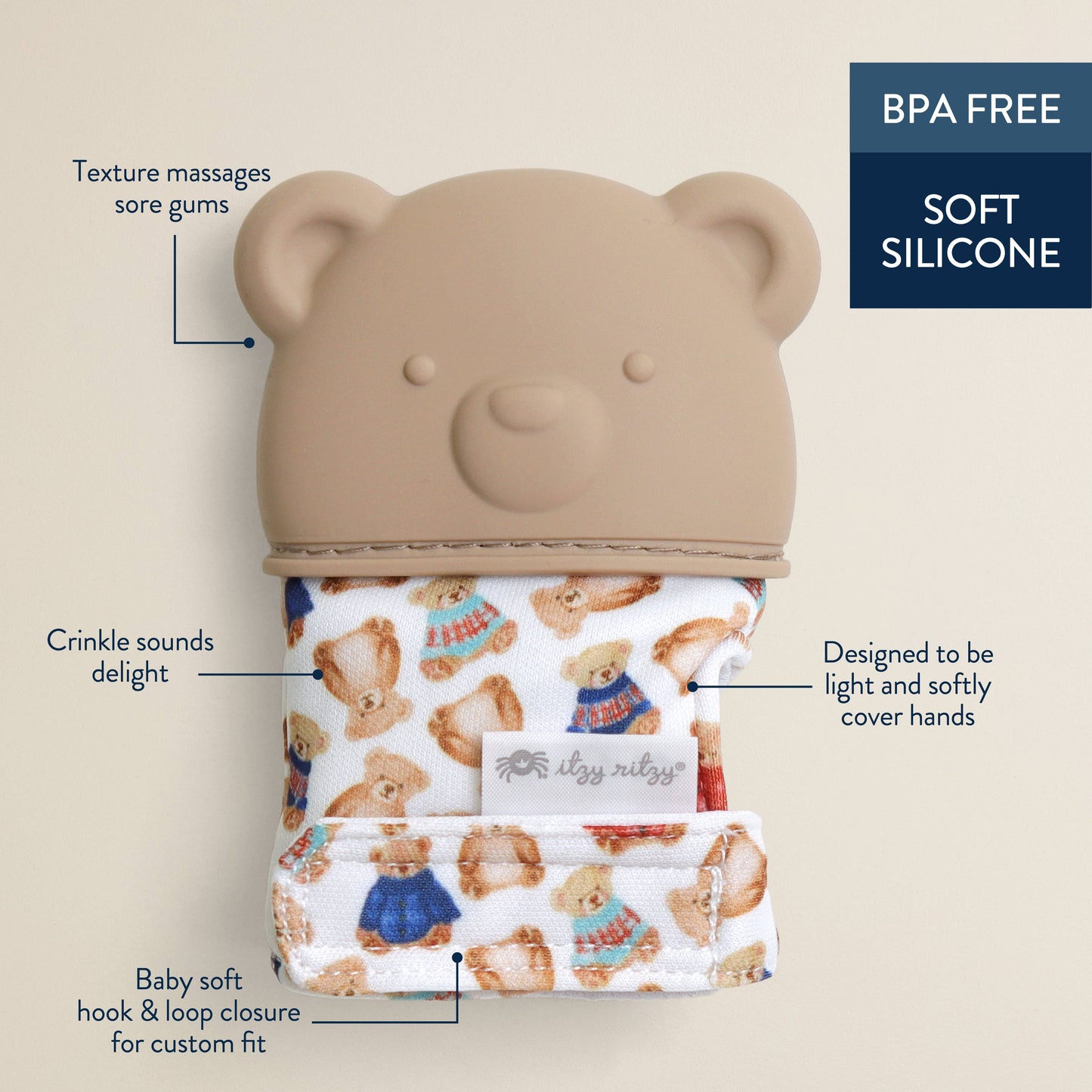Vintage bear Itzy Mitt®