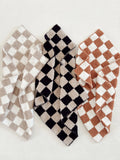 Check Mini Blanket, Cocoa