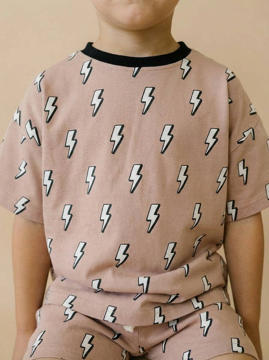 Shorts Set | Tan Bolts