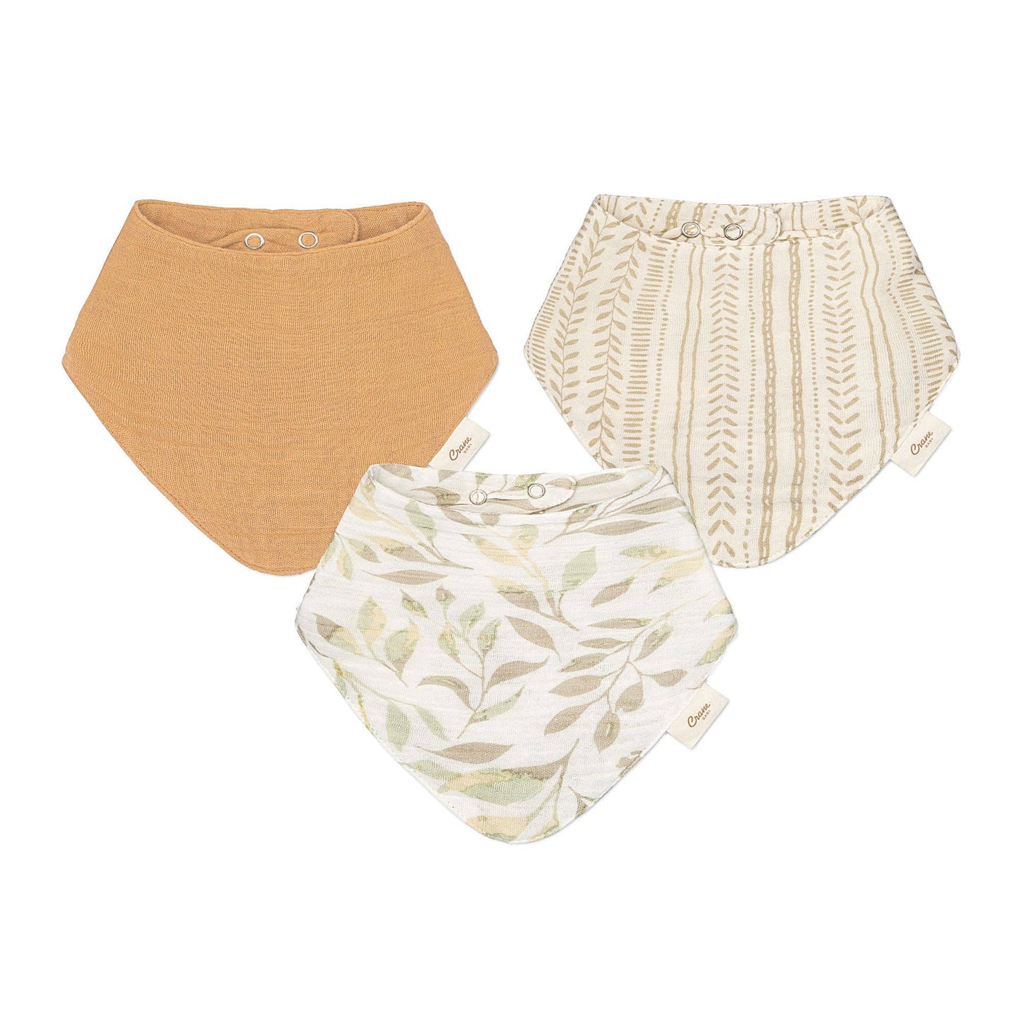 Muslin Bib Set - Willow
