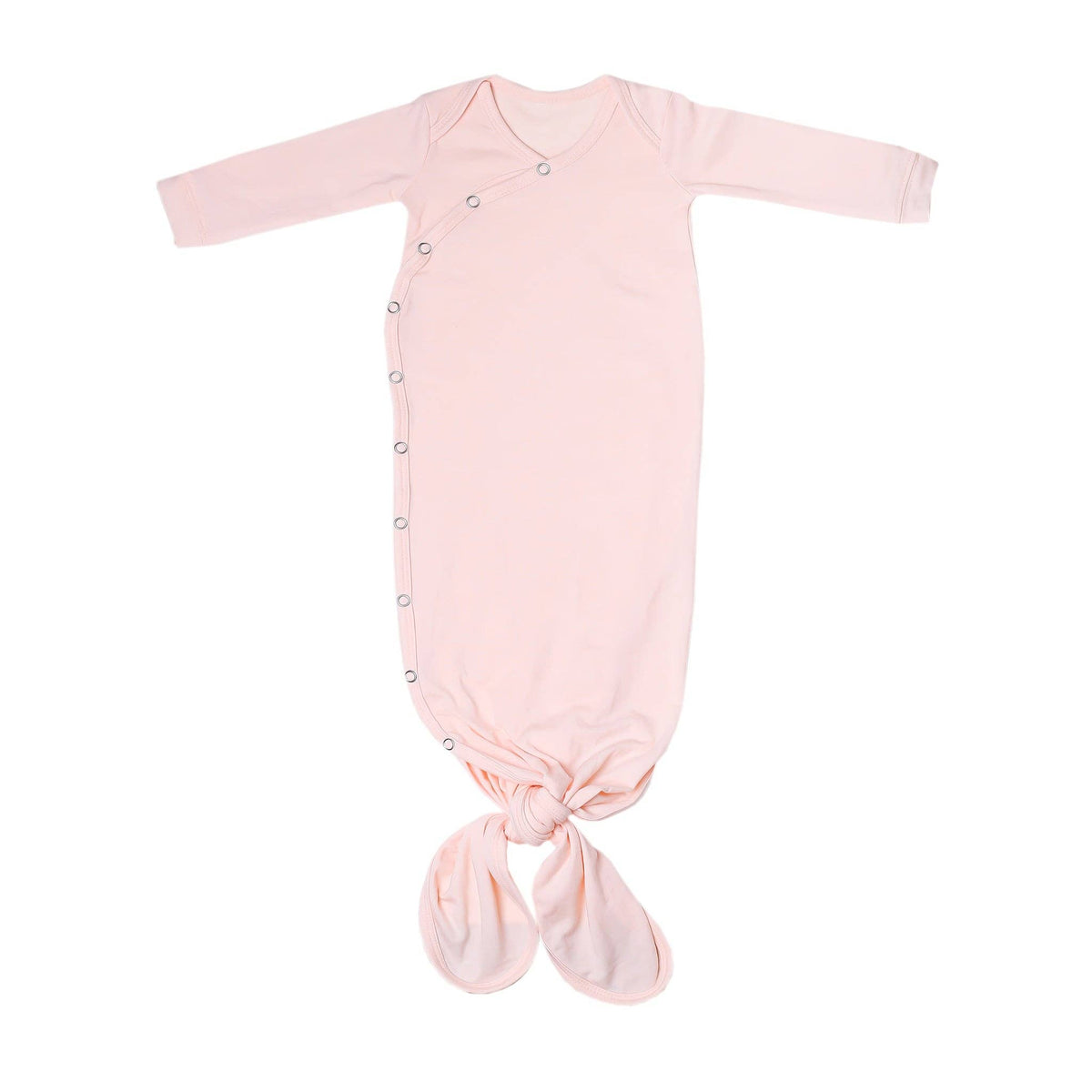 Newborn Knotted Gown - Blush