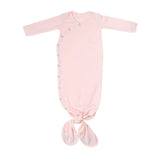 Newborn Knotted Gown - Blush