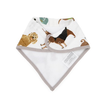 Muslin/Fleece Bib 4 Pack