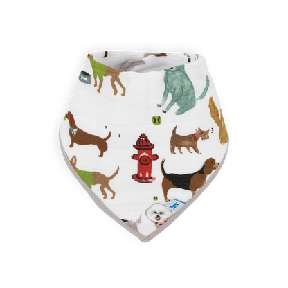 Muslin/Fleece Bib 4 Pack