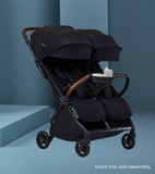 Silver Cross Jet Double Travel Stroller-Black