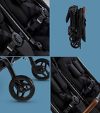 Silver Cross Jet Double Travel Stroller-Black