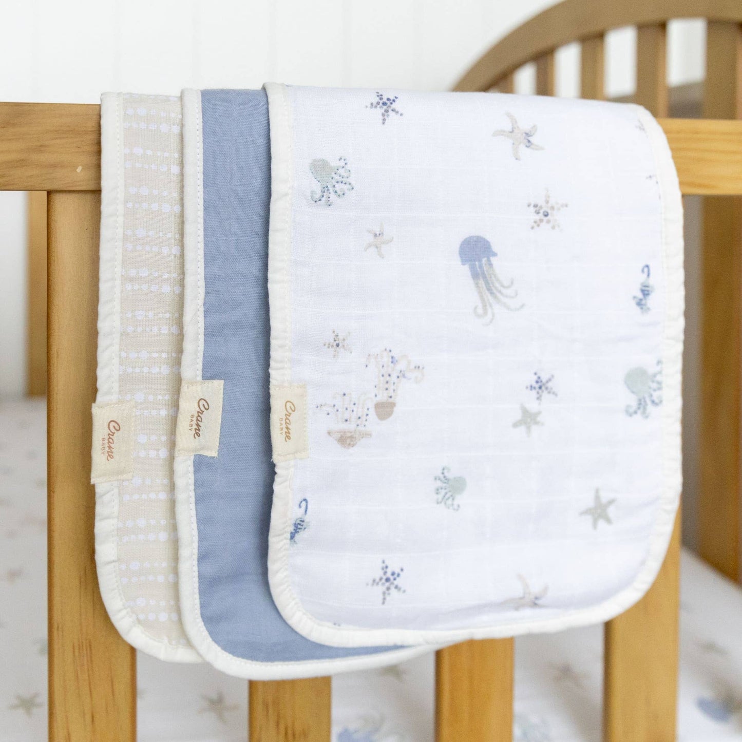 Burp Cloth Set - Ocean