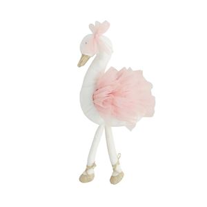Swan Velvet Princess Plush