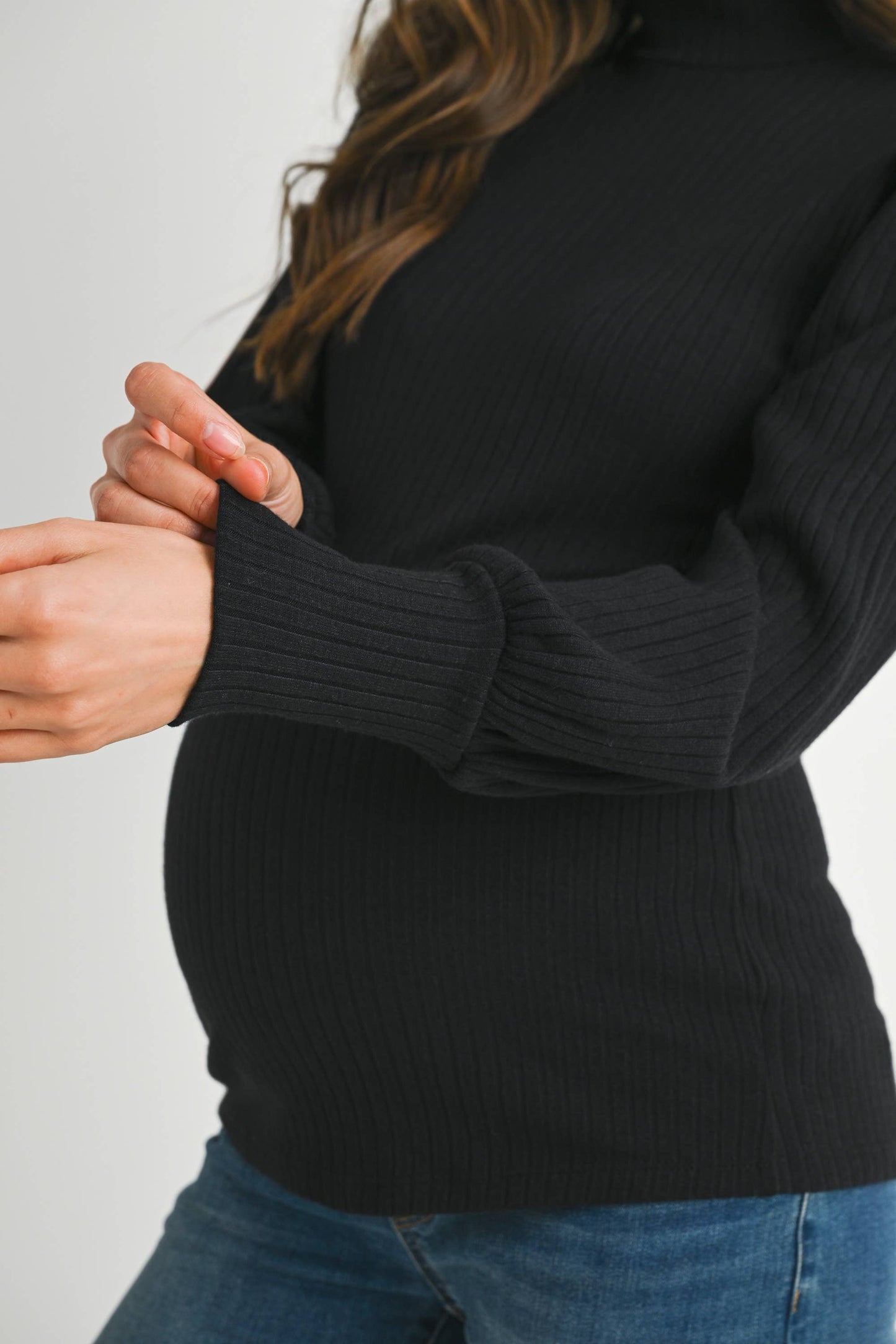 Puff Sleeve Maternity Top