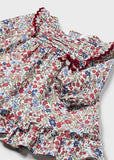 Printed Floral Dress - Red