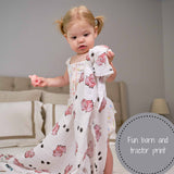 How We Roll Muslin Swaddle Blanket
