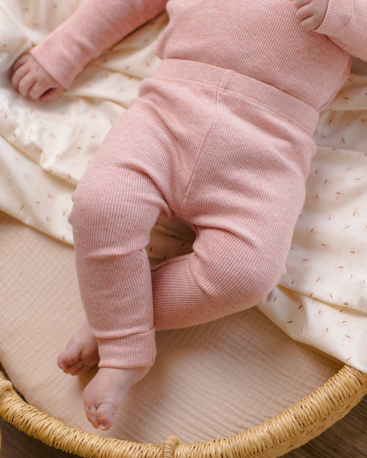 QM Ribbed Set - Rose