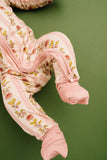 Vintage Floral Stripe Bamboo Sleeper