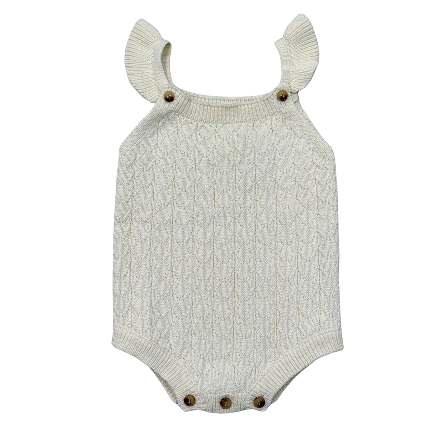 Babysprouts Knit Bodysuit - Cream