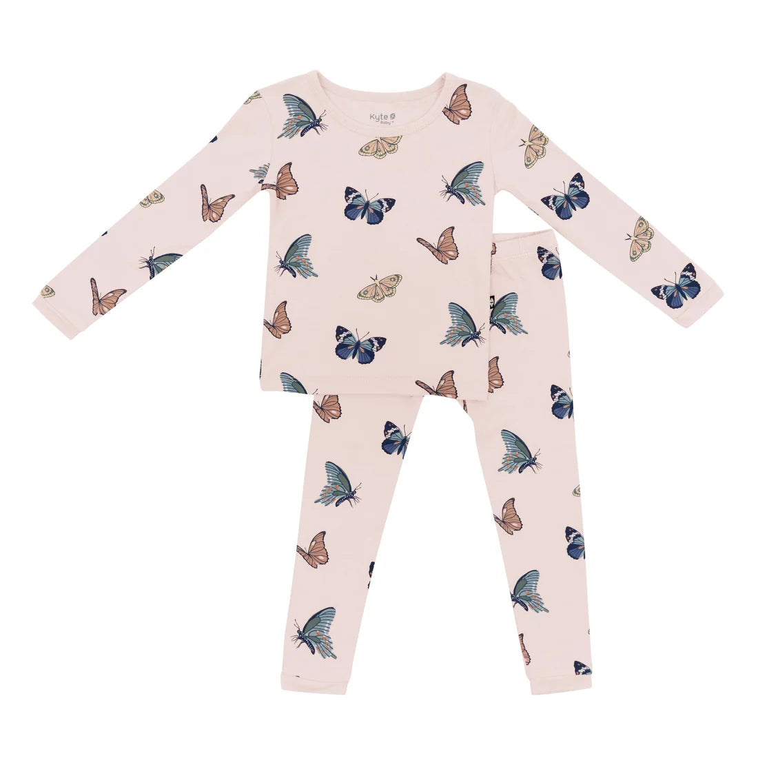 Long Sleeve Pajamas in Butterfly