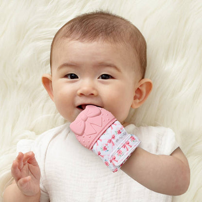 Itzy Mitt™ Silicone Teething Mitt - Bow