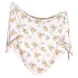 Knit Swaddle Blanket - Hunny