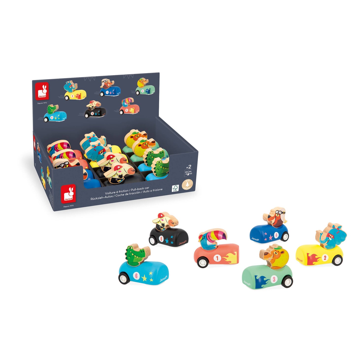 Applepop Pull-Back Car