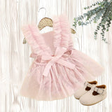 Dusty Rose Lace Tutu Romper