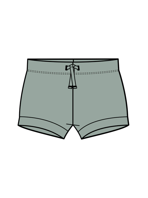 Organic Baby Havana Shorts - Jade